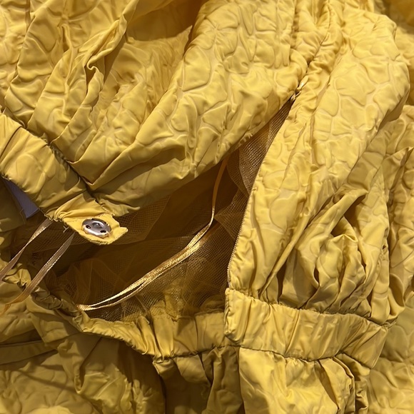 JEAN PAUL GAULTIER FOR TARGET TEXTURED PATTERNED HALTER DRESS W/TULLE PETTICOAT - Picture 7 of 8